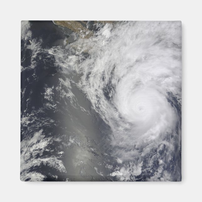 Hurricane Jimena over Baja California Magnet (Front)