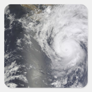 Hurricane Jimena over Baja California Square Sticker