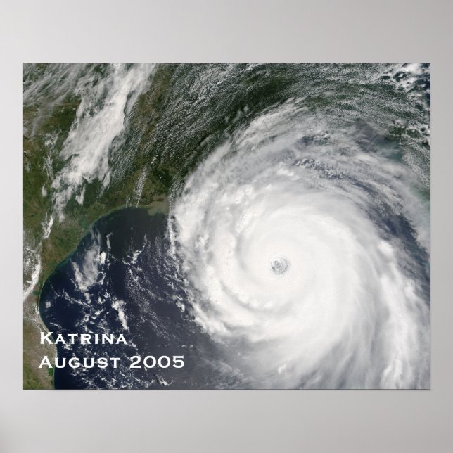 Hurricane Katrina, August 2005 Poster (Front)