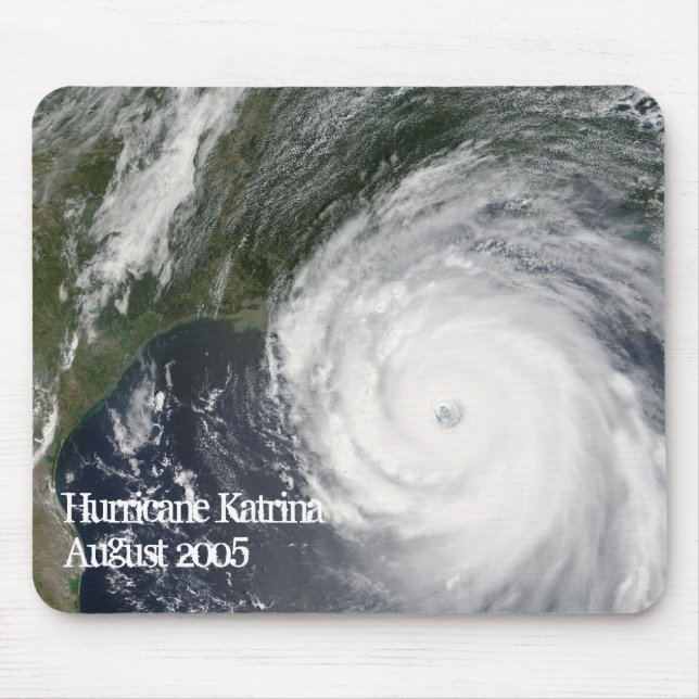 Hurricane Katrina Satellite Image, August 2005 Mouse Mat (Front)