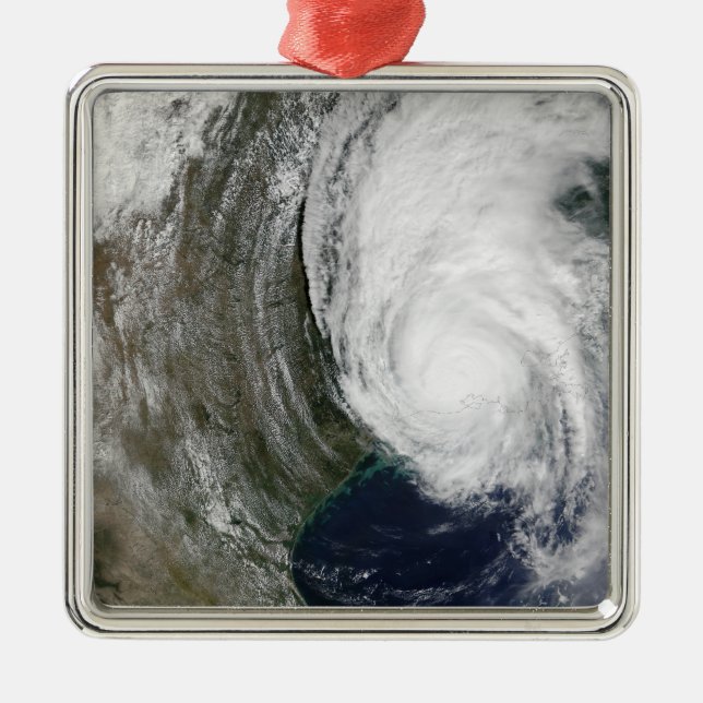 Hurricane Lili 2 Metal Tree Decoration (Front)