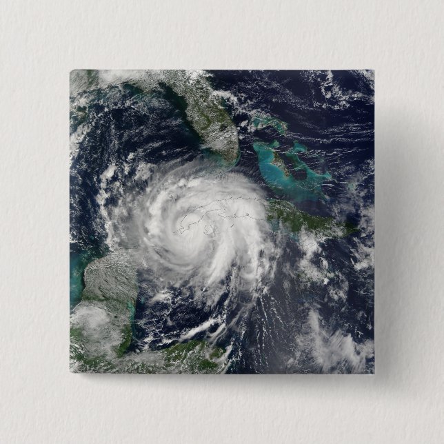Hurricane Lili 4 15 Cm Square Badge (Front)