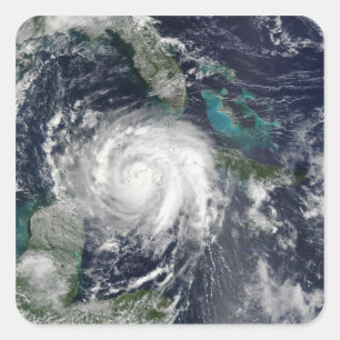 Hurricane Lili 4 Square Sticker