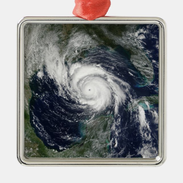 Hurricane Lili Metal Tree Decoration (Front)