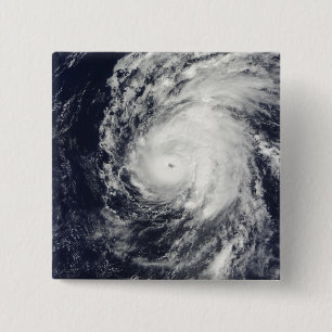 Hurricane Neki west of Hawaii 15 Cm Square Badge