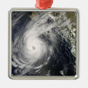 Hurricane Norbert off Mexico 2 Metal Tree Decoration