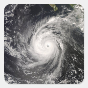 Hurricane Norbert off Mexico Square Sticker