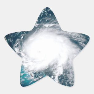 Hurricane off the coast of Florida   Star Sticker