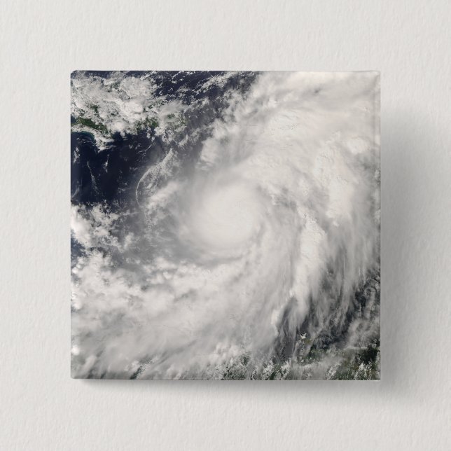 Hurricane Omar 15 Cm Square Badge (Front)