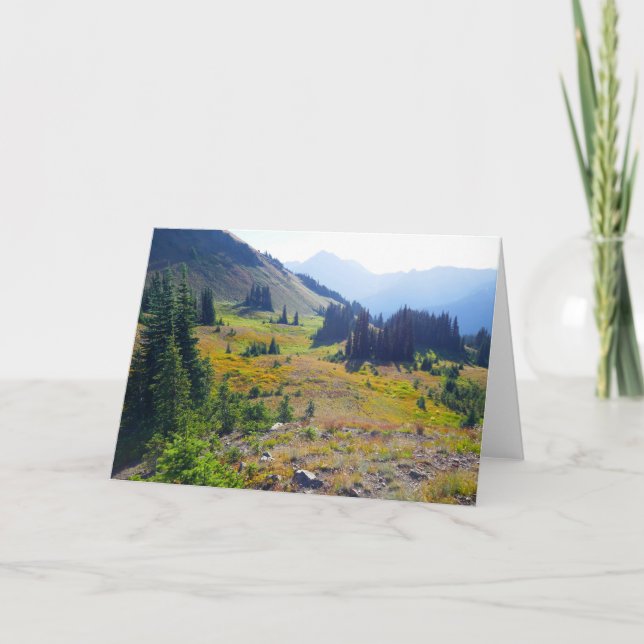 Hurricane Ridge Trail Card (Front)