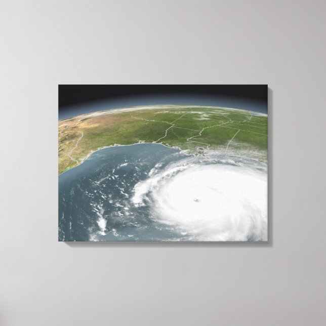 Hurricane Rita Canvas Print (Front)