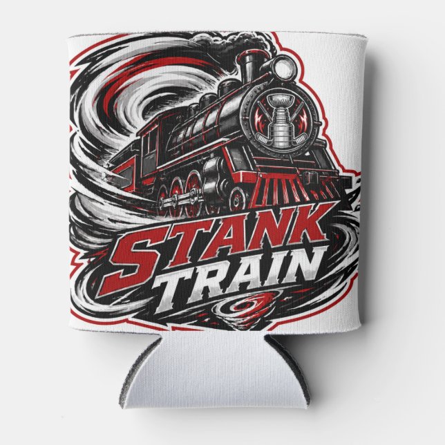 Hurricane’s Stank Train Hockey Can Cooler (Front)