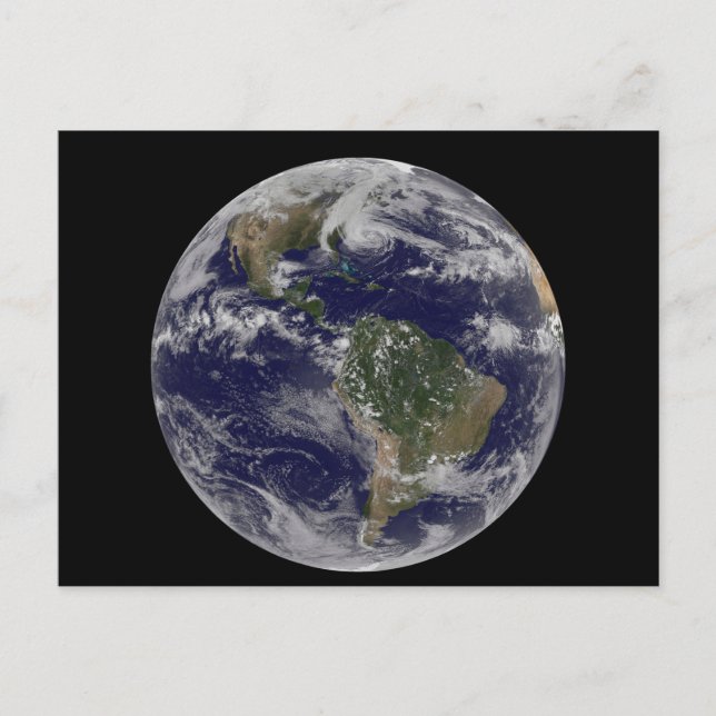 Hurricane Sandy Along The East Coast Of The Us. 2 Postcard (Front)