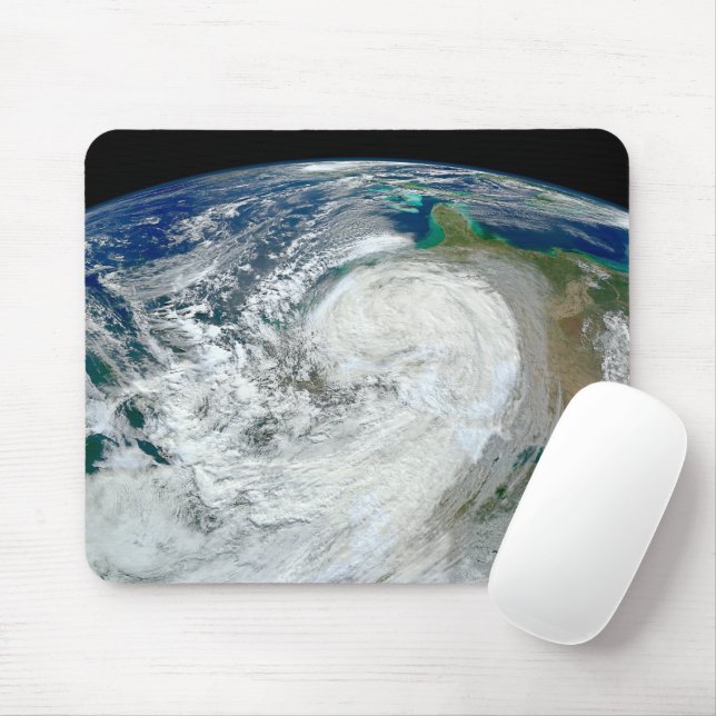 Hurricane Sandy Along The East Coast Of The Us. 3 Mouse Mat (With Mouse)