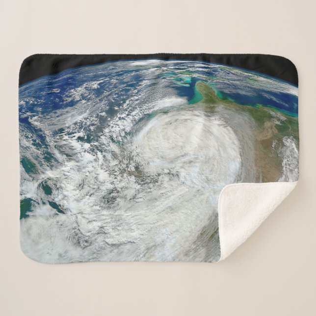 Hurricane Sandy Along The East Coast Of The Us. 3 Sherpa Blanket (Front (Horizontal))