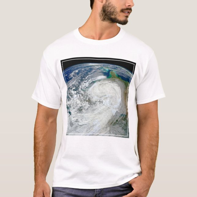 Hurricane Sandy Along The East Coast Of The Us. 3 T-Shirt (Front)