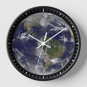 Hurricane Sandy Along The East Coast Of The Us. Clock