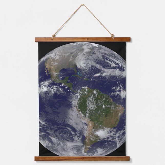 Hurricane Sandy Along The East Coast Of The Us. Hanging Tapestry (Front)