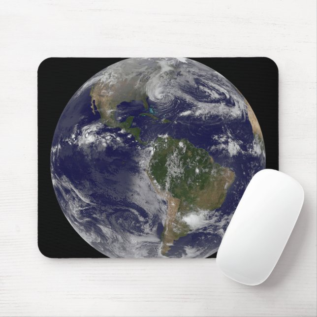 Hurricane Sandy Along The East Coast Of The Us. Mouse Mat (With Mouse)