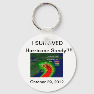 Hurricane Sandy Key Ring