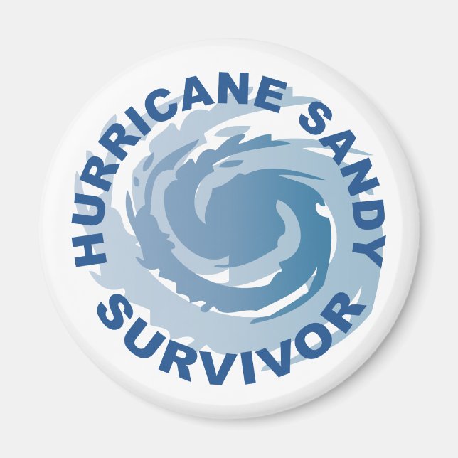 Hurricane Sandy Survivor 2012 Magnet (Front)