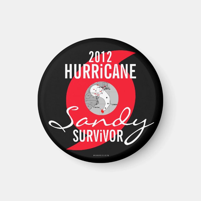 Hurricane Sandy Survivor Magnet 5 (Front)