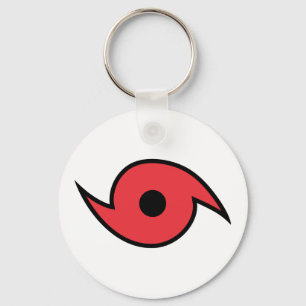 Hurricane Symbol Key Ring