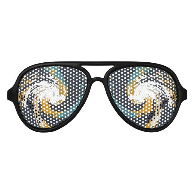 Hurricane Twirl  Aviator Sunglasses (Front)