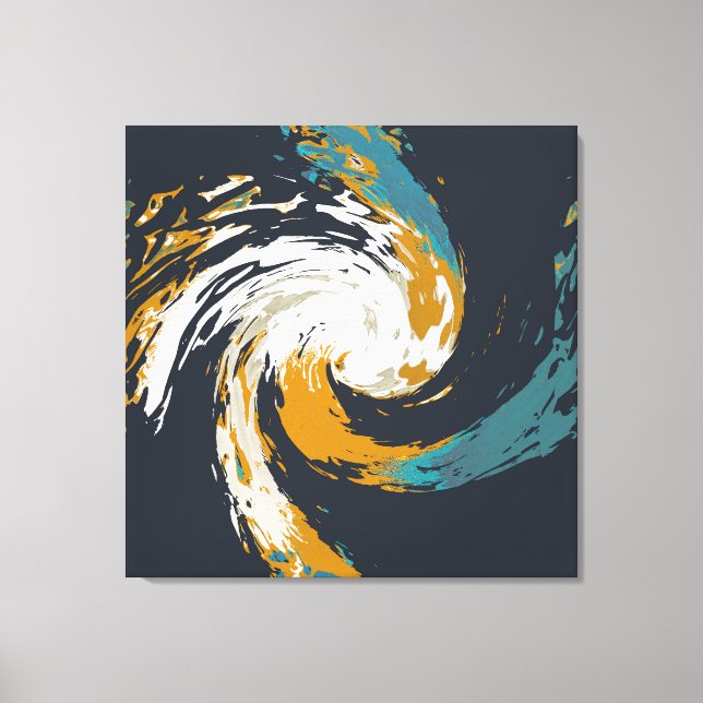 Hurricane Twirl  Canvas Print (Front)