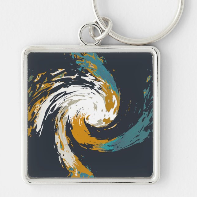 Hurricane Twirl Key Ring (Front)