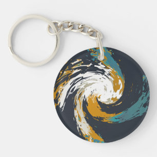 Hurricane Twirl Key Ring