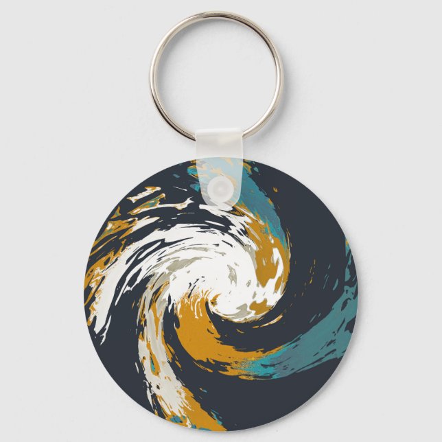 Hurricane Twirl Key Ring (Front)