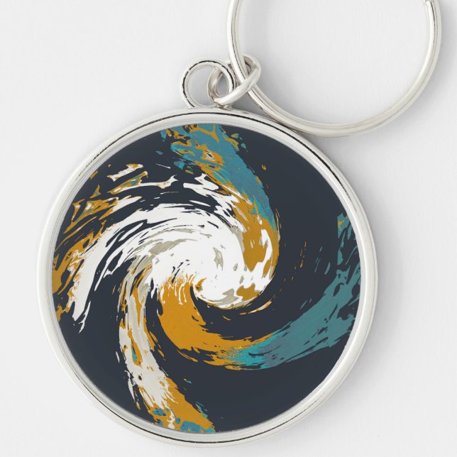 Hurricane Twirl Key Ring (Front)
