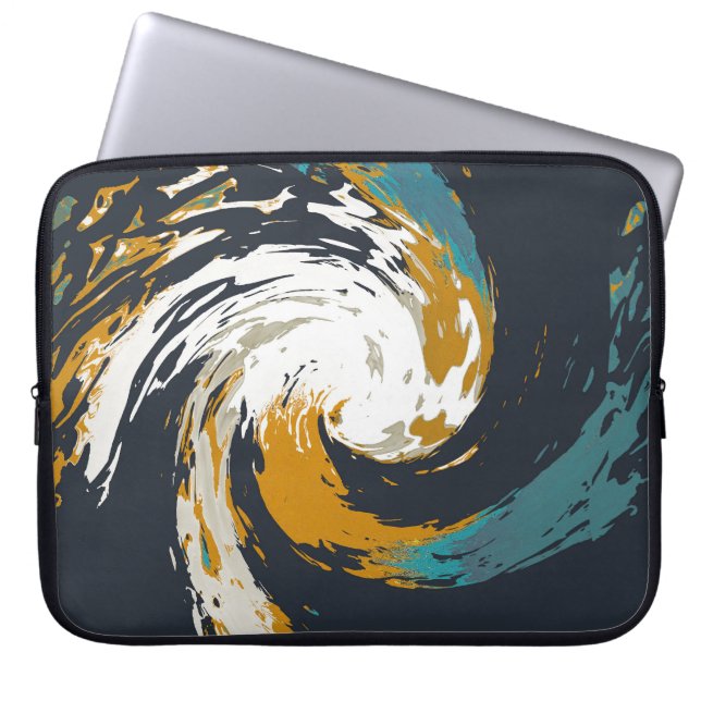 Hurricane Twirl Laptop Sleeve (Front)