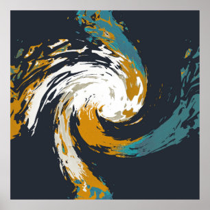 Hurricane Twirl Poster