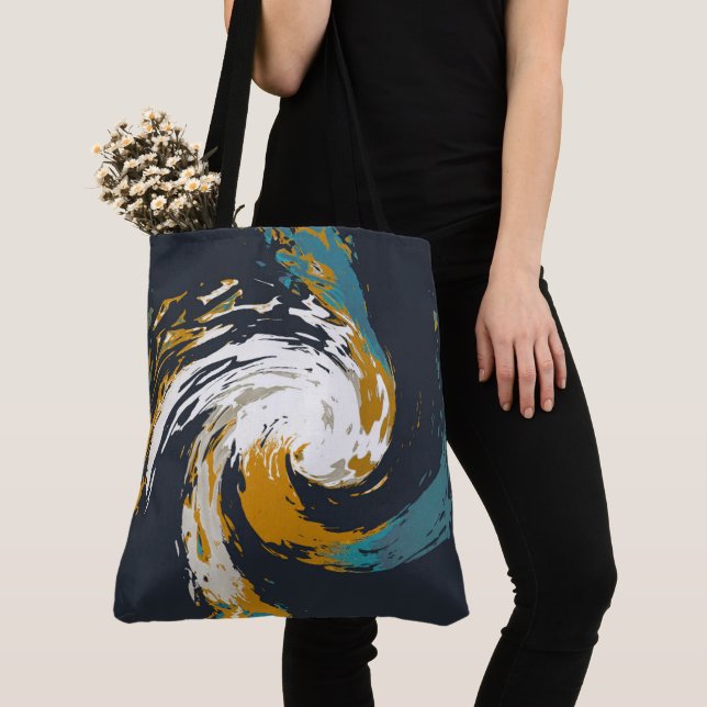 Hurricane Twirl Tote Bag (Close Up)