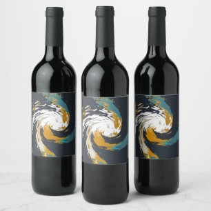 Hurricane Twirl Wine Label