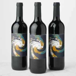 Hurricane Twirl Wine Label