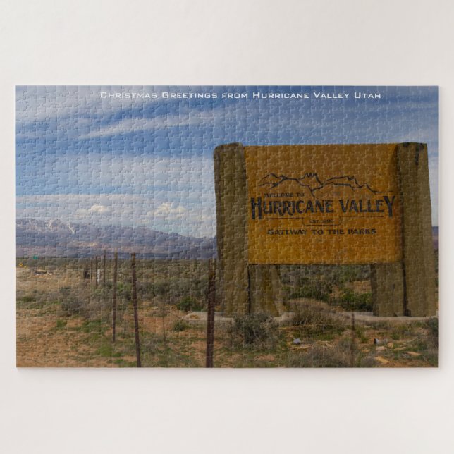 Hurricane Valley Utah. Jigsaw Puzzle (Horizontal)