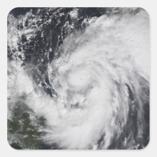 Hurricane Wilma in the Atlantic and Caribbean Square Sticker
