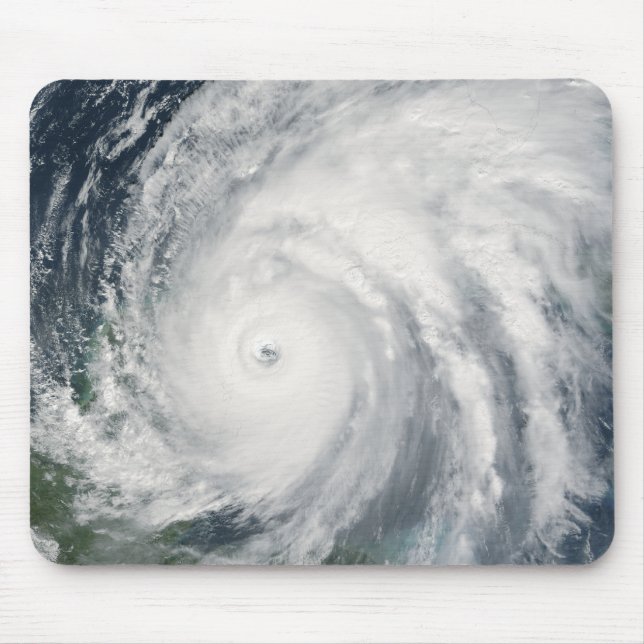 Hurricane Wilma over Mexico Mouse Mat (Front)