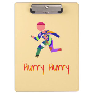 Hurry Hurry Cream Clipboard