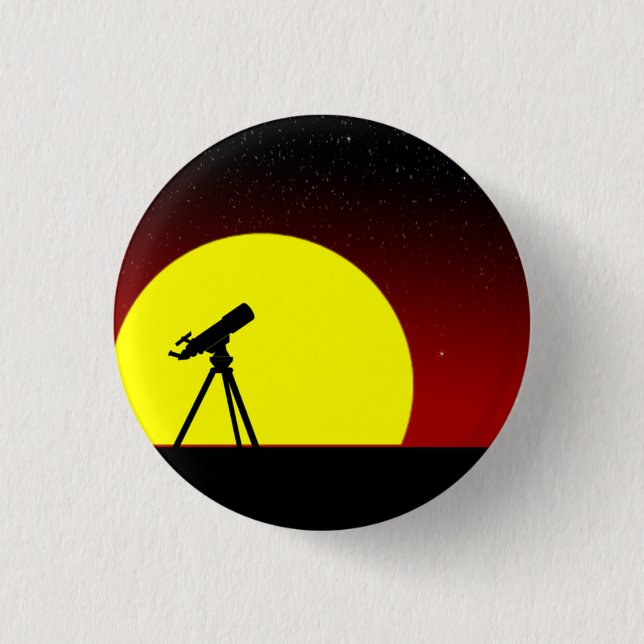 Hurry Sunset 3 Cm Round Badge (Front)