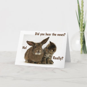 HURRY UP AND SAY ****HAPPY EASTER**** CARD