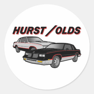 Hurst/Olds Classic Round Sticker