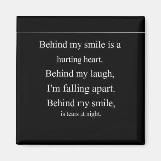 Hurting Heart sadness depression alone emo relatio Magnet