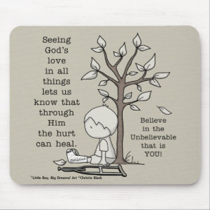 Hurts Can Heal Mouse Mat