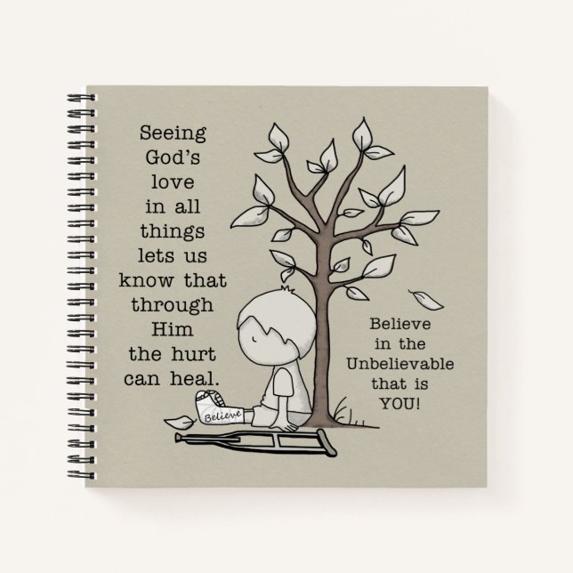 Hurts Can Heal Notebook (Front)