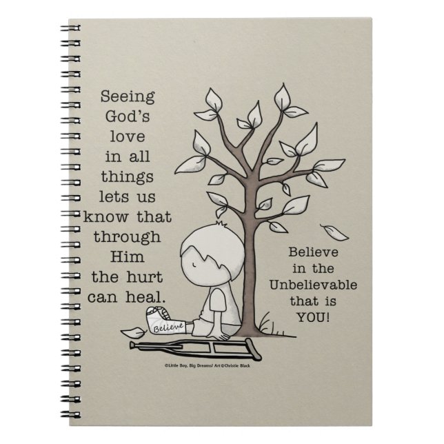 Hurts Can Heal Notebook (Front)