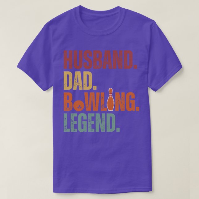 Hus Dad Bowling12 T-Shirt (Design Front)